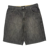 Unbranded Baggy Denim Shorts - 37W 10L Gray Denim