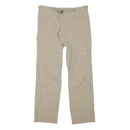 THE NORTH FACE Womens Beige Cotton Blend Regular Straight Trousers W31 L31