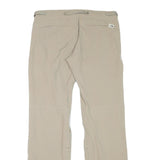 THE NORTH FACE Womens Beige Cotton Blend Regular Straight Trousers W31 L31