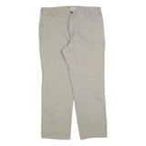 CARHARTT Mens Cotton Blend Beige Relaxed Fit Straight Leg Trousers W40 L32