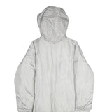 GUESS Womens Grey & Pink Faux Fur Hooded Polyester Blend Long Sleeve Jacket XS