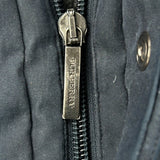 Burberry Checked Coat - Small Grey Polyester