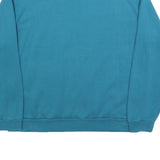 COUNTRY STORE Womens Blue Pullover Crew Neck L Embellished Sweatshirt