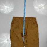 Dickies Carpenter Trousers - 38W 30L Brown Cotton