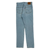 501 Levis Jeans - 30W UK 10 Light Wash Cotton