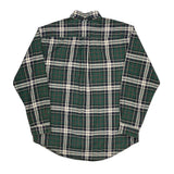 Tommy Hilfiger Checked Shirt - Large Green Cotton