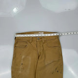 Carhartt Carpenter Trousers - 28W 30L Brown Cotton