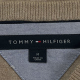 Tommy Hilfiger Argyle Sweater - Medium Beige Cotton