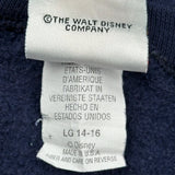 Age 14-16 Disney Mickey Mouse Long Sleeve T-Shirt - Large Navy Cotton