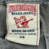 True Religion Skinny Jeans - 24W US 0 Gray Cotton Blend