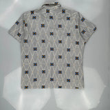 Unbranded Short Sleeve Shirt - Medium Blue Cotton
