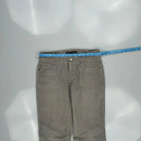 Tommy Hilfiger Cord Trousers - 30″ Waist Grey Corduroy