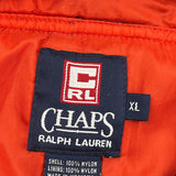Chaps Ralph Lauren Windbreaker - XL Black Nylon