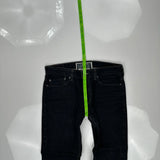 511 Levis Skinny Jeans - 35W 30L Black Cotton Blend