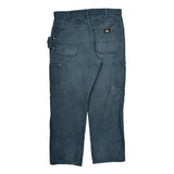 Dickies Carpenter Pants - 36W 31L Gray Cotton