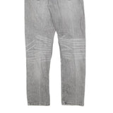 LEVI'S Mens Jeans Grey Slim Skinny Denim Light W31 L30 Classic Cotton Blend Zip