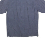 LEVI'S Mens Blue Pattern Shirt S Cotton Short Sleeve Casual Button Shirt