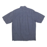 LEVI'S Mens Blue Pattern Shirt S Cotton Short Sleeve Casual Button Shirt