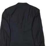 CANALI Mens Navy Blue Wool Classic Jacket M Tailored Button Plain Blazer