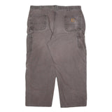 CARHARTT Mens Cotton Relaxed Tapered Brown W40 L27 Workwear Utility Trousers