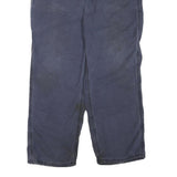CARHARTT Mens Cotton Blend Blue Regular Straight Trousers W38 L30 Workwear Zip