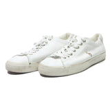 POLO RALPH LAUREN Mens Leather Low Top Trainers White UK 6 Classic Casual Shoes