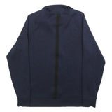 NIKE Mens Blue Plain Pullover Crew Neck Basic Knit S Sportswear Jumper