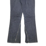 DAVID KAHN Womens Jeans Blue Regular Flared Denim Medium W30 L32 Stylish Pockets