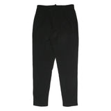 COLOUR OF THE WORLD Womens Black Regular Fit Cotton Blend Trousers W30 L30