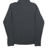 NIKE Mens Black Grey Cotton Blend Full Zip Hoodie M Dri-FIT Lightweight