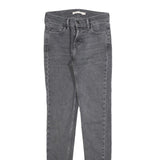 LEVI'S 710 Womens Jeans Grey Slim Skinny Denim Medium W26 L30 Stretch Cotton