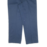 DICKIES Mens Blue Regular Fit Straight Leg Trousers W36 L30 Classic Workwear