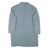 ESCO Mens Blue Cotton Blend Jacket M Button Closure Plain Casual Workwear