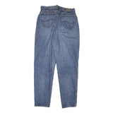 LEE Mens Blue Relaxed Straight Denim Dark Jeans W29 L30 Classic Zip Closure