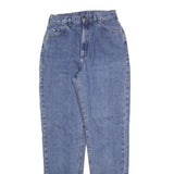 LEE Womens Regular Fit Blue Denim Jeans W28 L32 Classic Cotton Blend Zip Pockets
