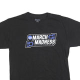 CHAMPION Mens Black March Madness Graphic T-Shirt M Short Sleeve Crew Neck NCAA