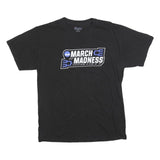 CHAMPION Mens Black March Madness Graphic T-Shirt M Short Sleeve Crew Neck NCAA
