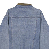 CABELA'S Mens Blue Cotton Button Denim Jacket L Outdoor Casual Classic