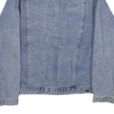 CABELA'S Mens Blue Cotton Button Denim Jacket L Outdoor Casual Classic