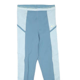 NIKE Womens Joggers Blue & Light Blue Slim Tapered S W26 L24 Compression Fitness