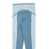 NIKE Womens Joggers Blue & Light Blue Slim Tapered S W26 L24 Compression Fitness