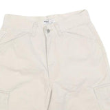 ANGELS Womens Shorts Beige Cargo S W26 Cotton Blend Casual Pockets
