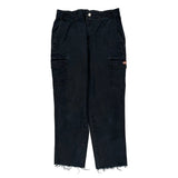 Dickies Cargo Trousers - 29W 27L Black Cotton