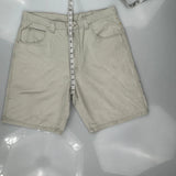 Carhartt Cargo Carpenter Shorts - 34W 9L Beige Cotton