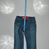 Ecko Unltd Boot Cut Jeans - 28W UK 8 Blue Cotton