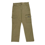 Wrangler Cargo Trousers - 30W 31L Khaki Cotton
