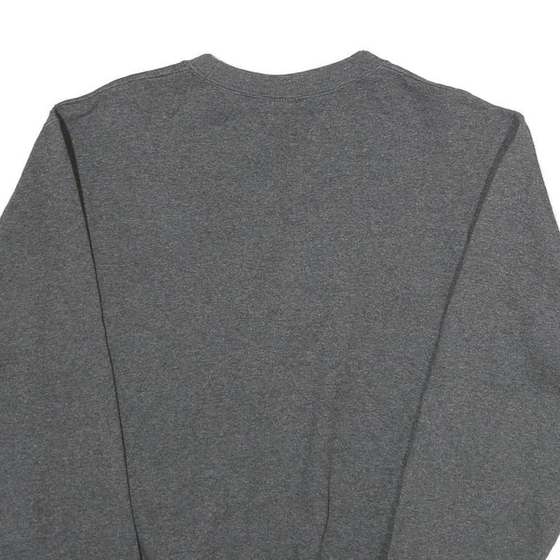 CHAMPION Mens Grey Centenary College Crew Neck S Cotton Blend Sweatshirt