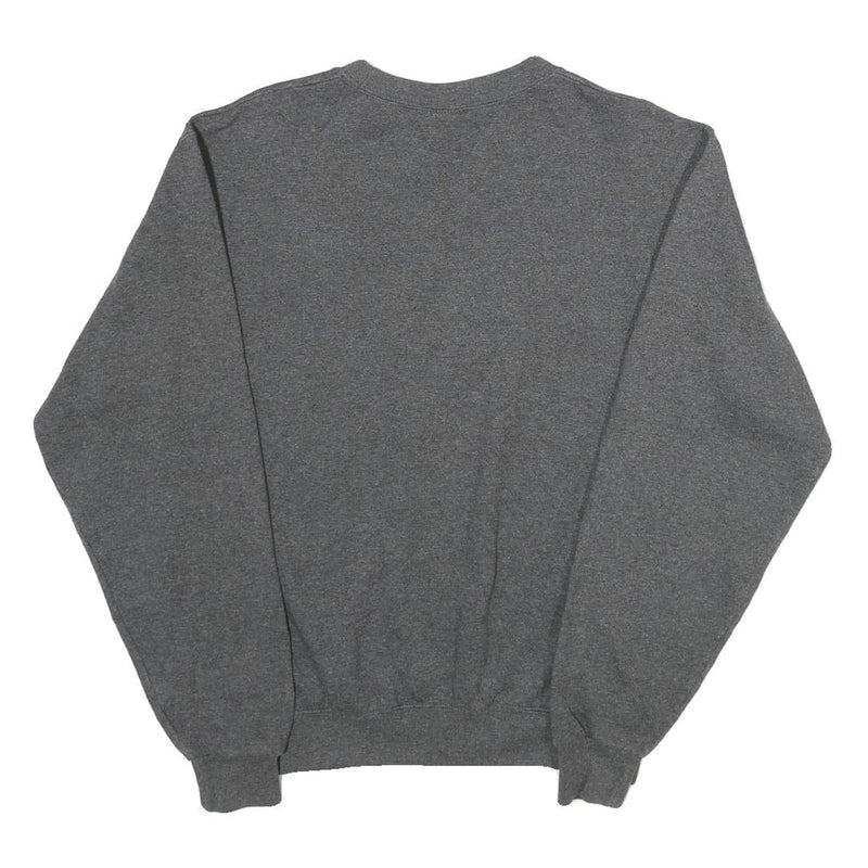 CHAMPION Mens Grey Centenary College Crew Neck S Cotton Blend Sweatshirt