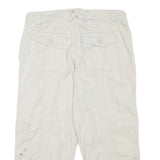 STYLE AND CO Womens White Casual Cargo Plain M W28 Cotton Blend Shorts