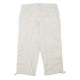 STYLE AND CO Womens White Casual Cargo Plain M W28 Cotton Blend Shorts